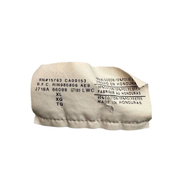 UNC North Carolina TAR HEELS Classic Cotton T-Shirt Gray Mens Siz XL 46/48 - Picture 4 of 6